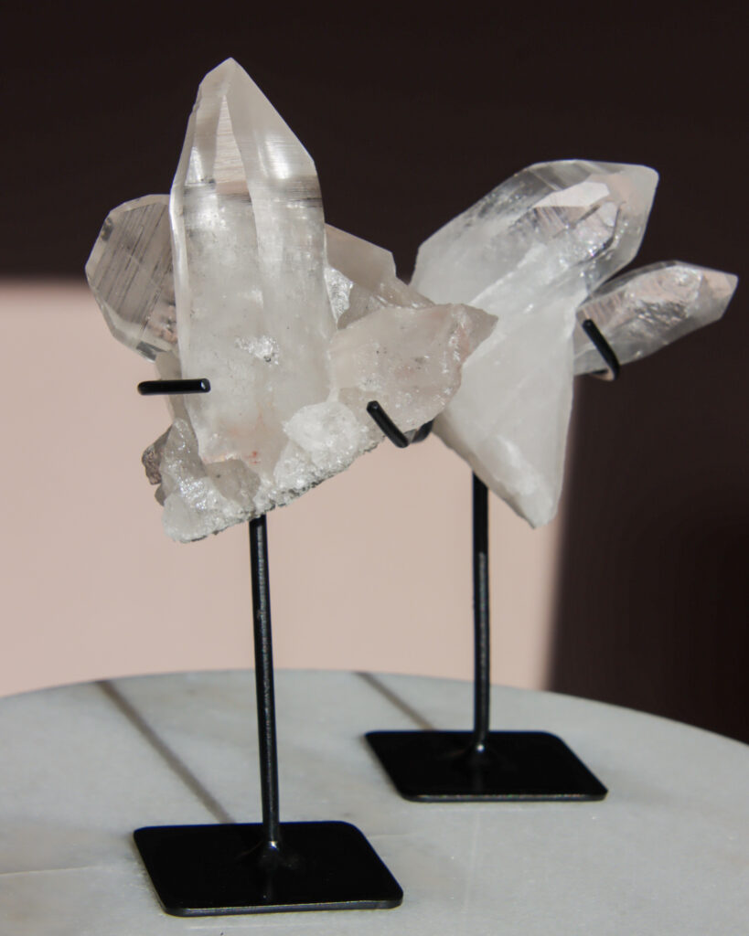bergkristal cluster