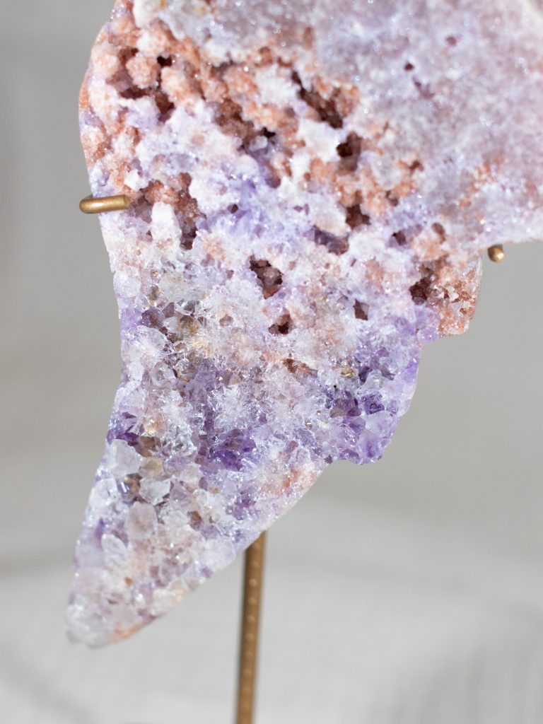 Pink Amethyst angel wing