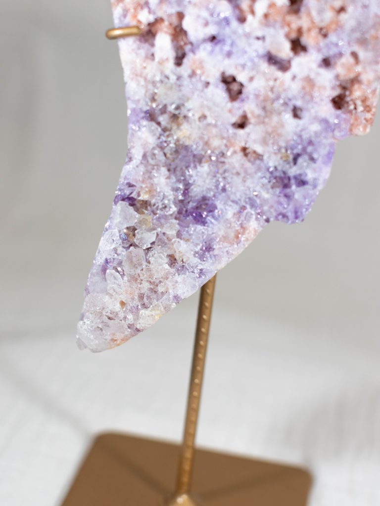 Pink Amethyst angel wing