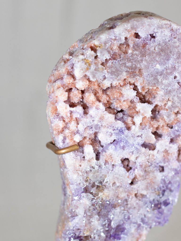 Pink Amethyst angel wing