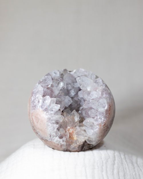 Roze amethist bol | 464 gr