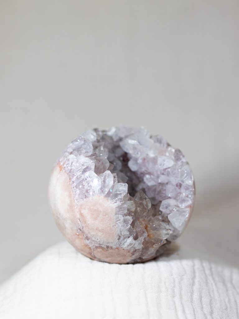 bx6-6 ft3 pink-amethyst-sphere-crystal