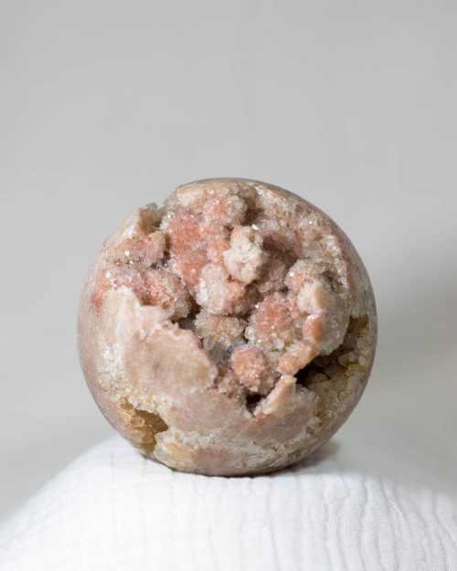 Roze amethist bol | 708 gr