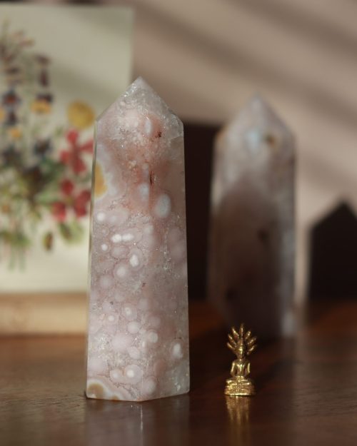 Flower agate crystal