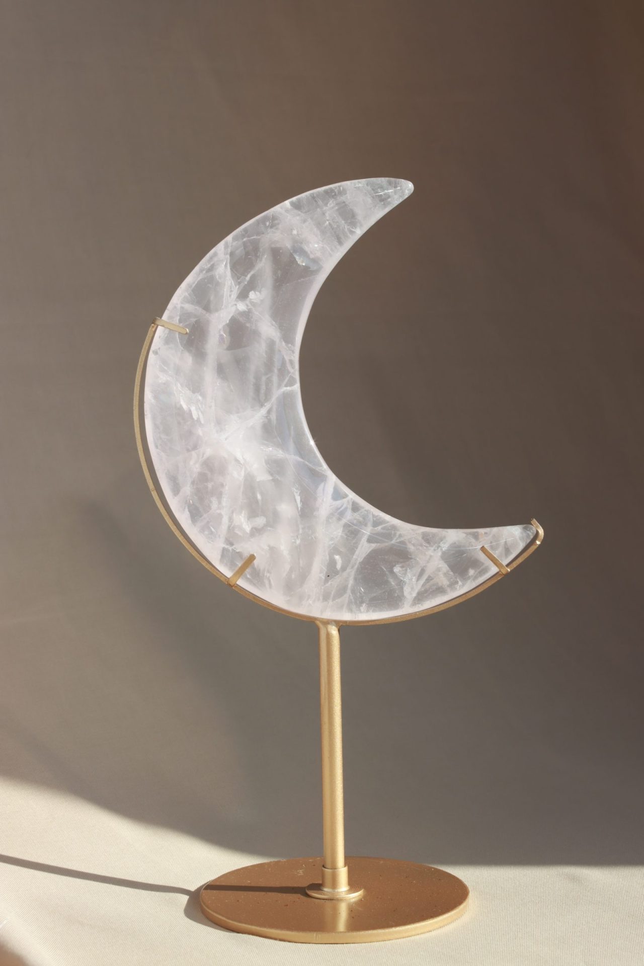 Rozen kwarts maan edelsteen