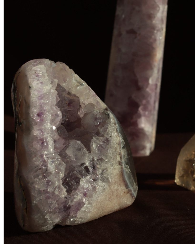 Paarse amethist agaat vrij vorm edelsteen 11.2.3