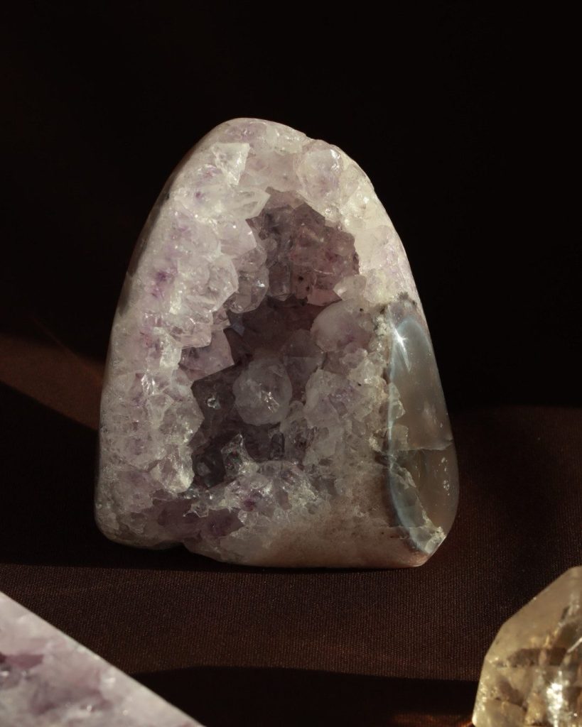 Paarse amethist agaat vrij vorm edelsteen 11.2.4