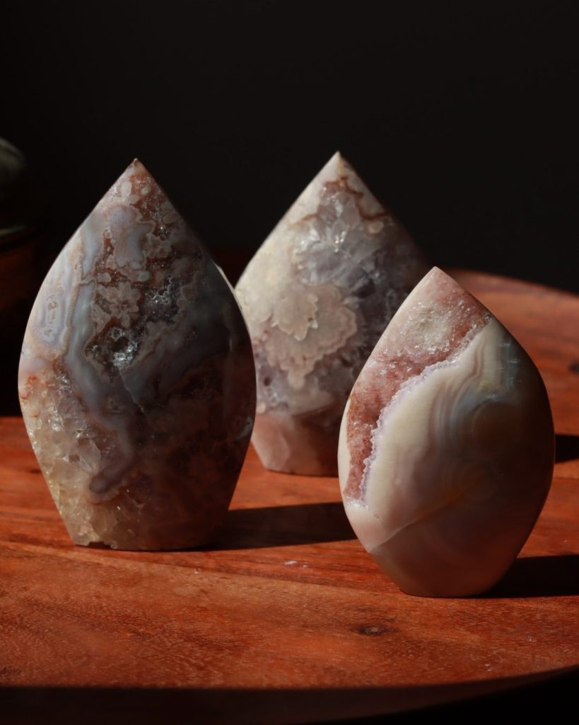 roze amethist vrije vorm