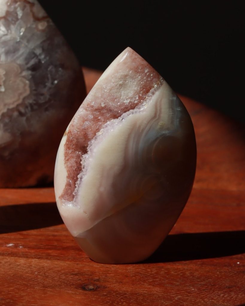 roze amethist vrije vorm