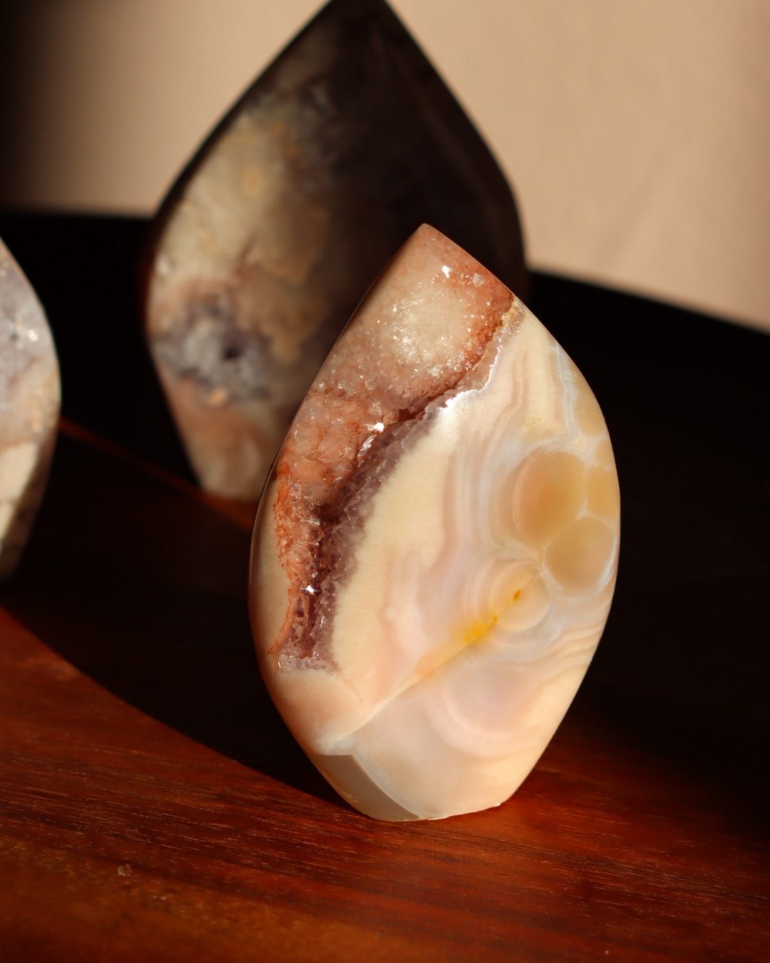 roze amethist vrije vorm