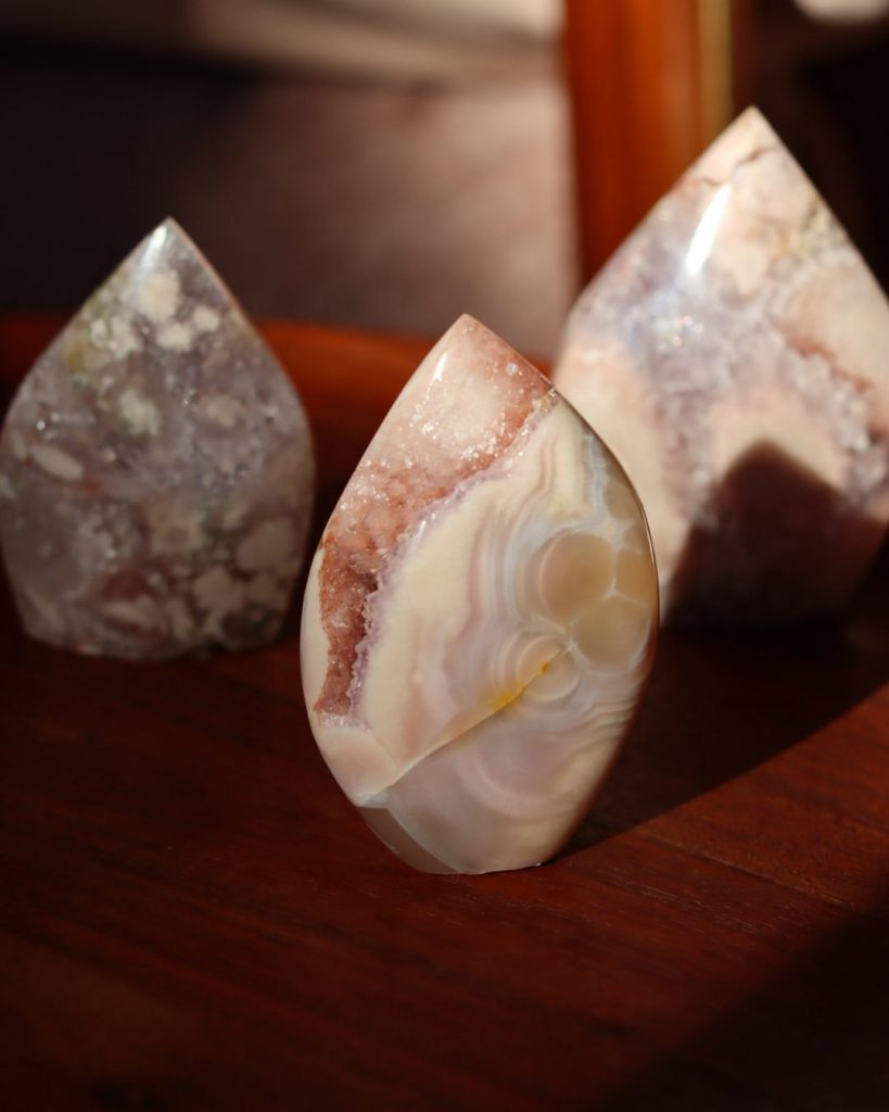 roze amethist vrije vorm