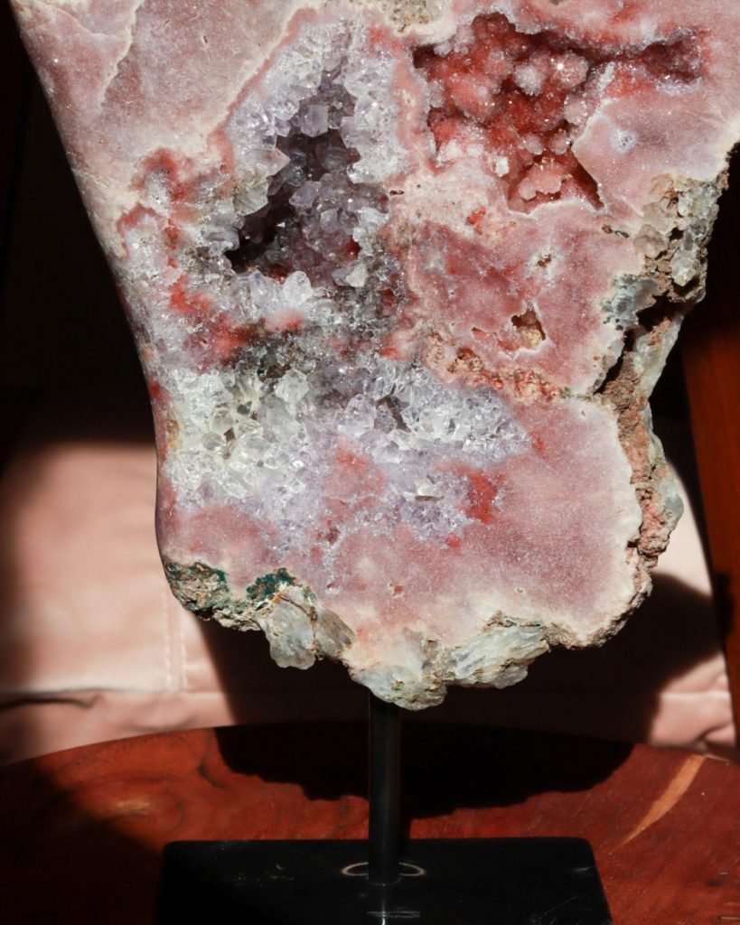 roze amethist slab
