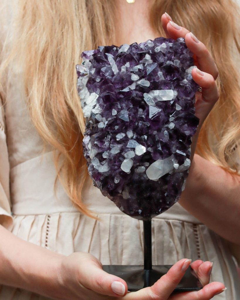 paarse amethist cluster