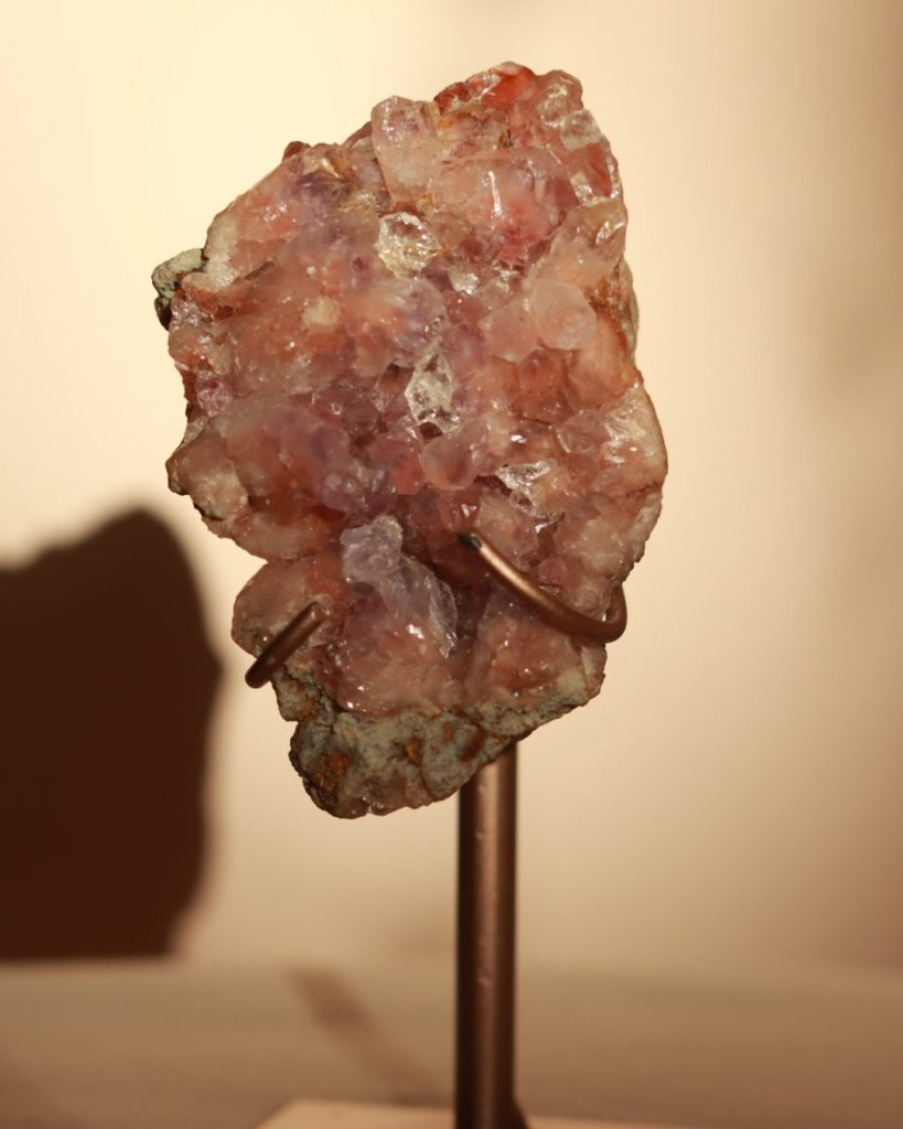 roze amethist cluster