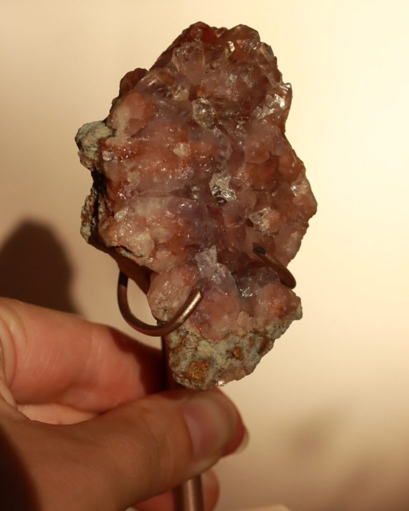 roze amethist cluster
