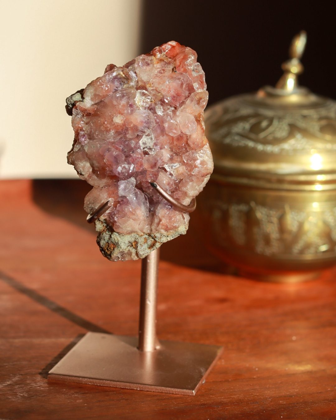 roze amethist cluster