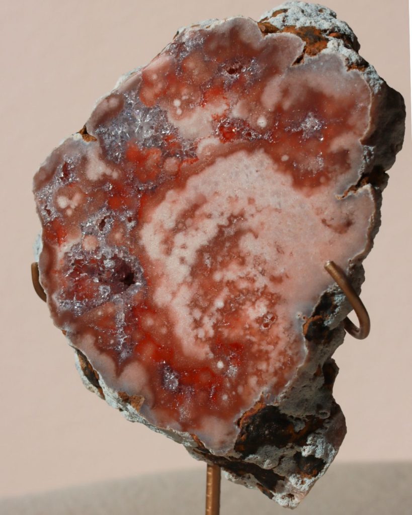 roze amethist slab