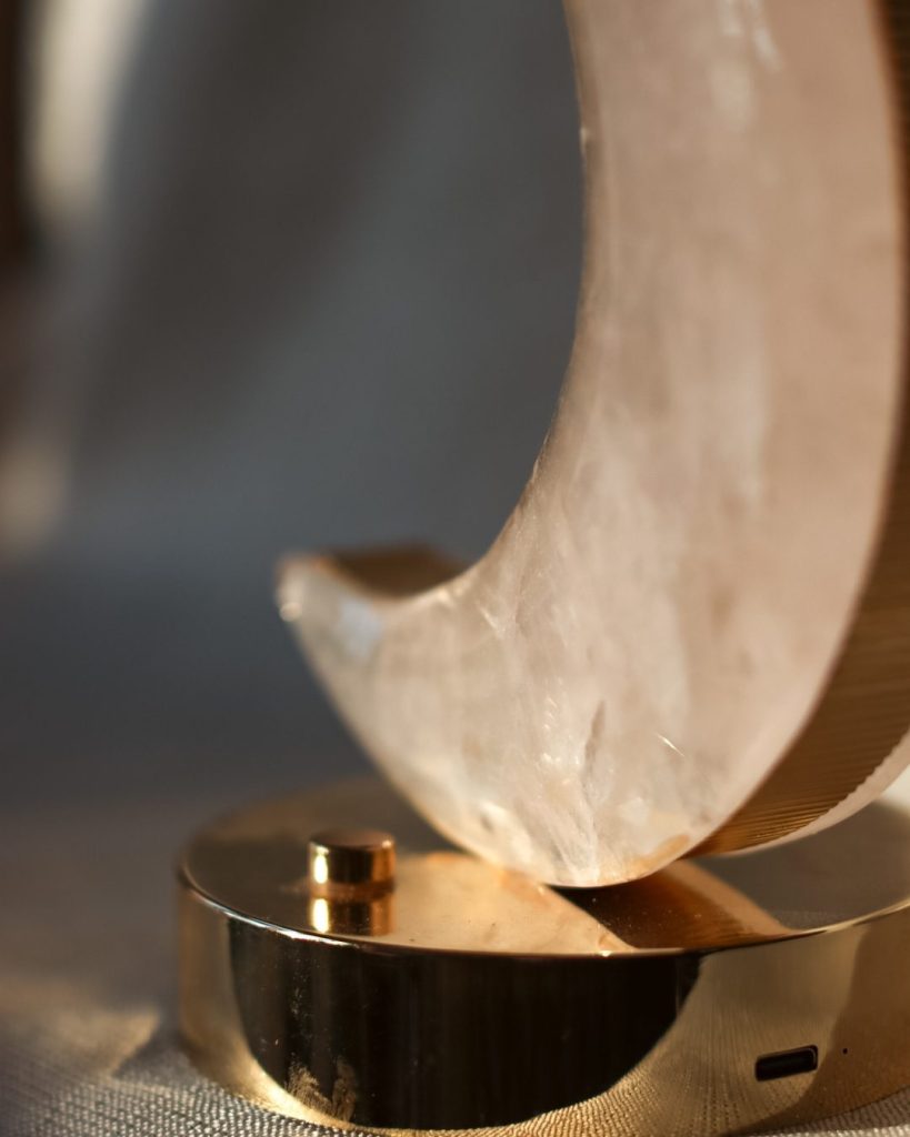 rozenkwarts lamp maan