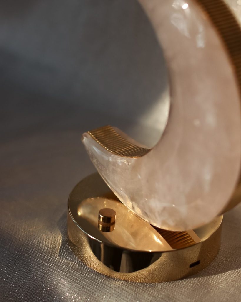 rozenkwarts lamp maan