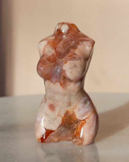 Bloemagaat body roze | 95 gr