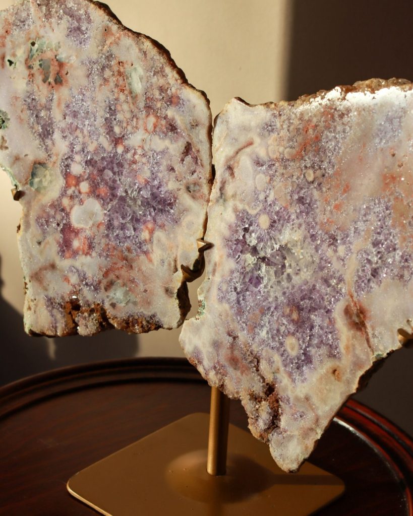 roze amethist vlinder vleugels