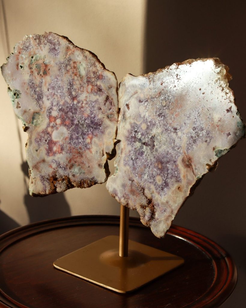 roze amethist vlinder vleugels