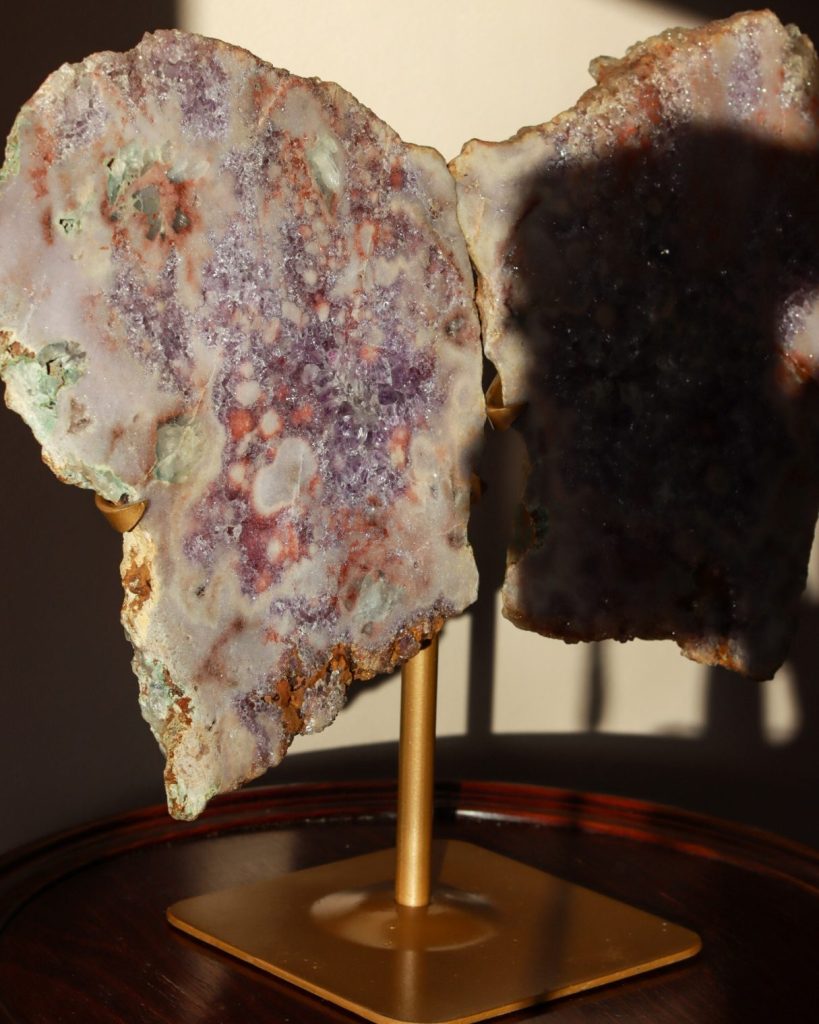 roze amethist vlinder vleugels