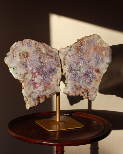 roze amethist vlinder vleugels