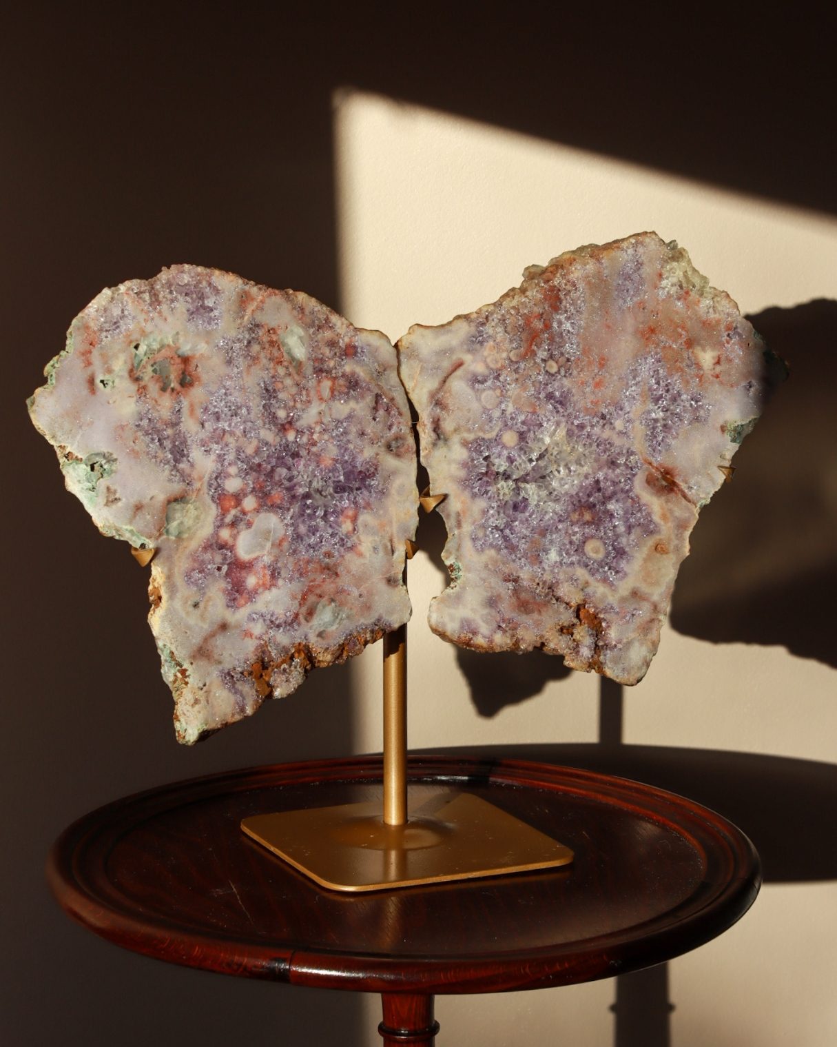 roze amethist vlinder vleugels