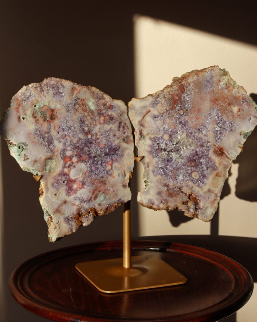 roze amethist vlinder vleugels