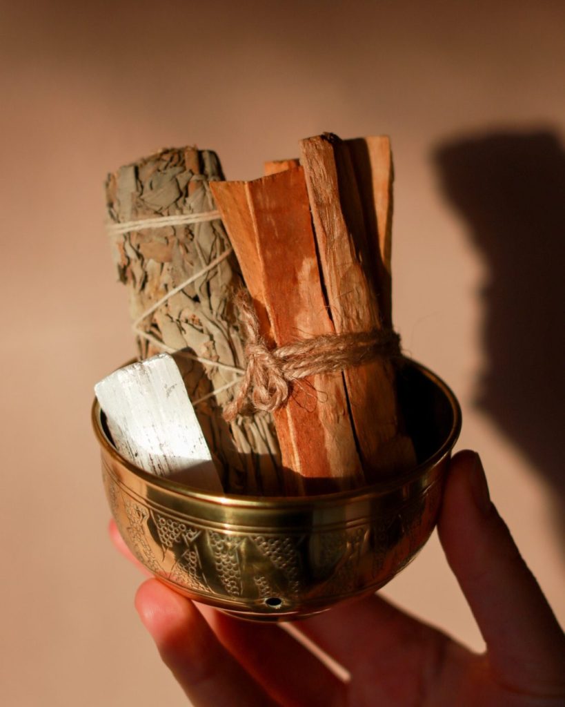 smudge set palo santo white sage