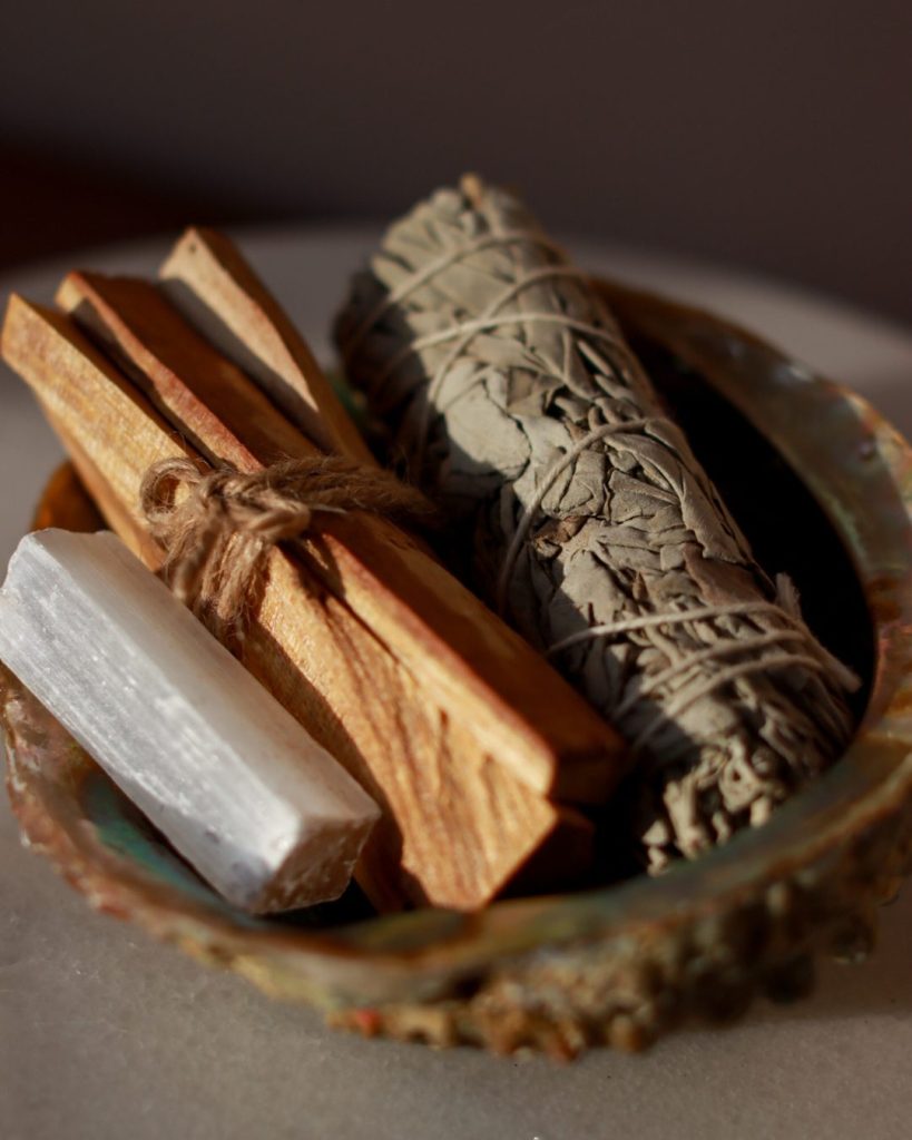 smudge set palo santo white sage