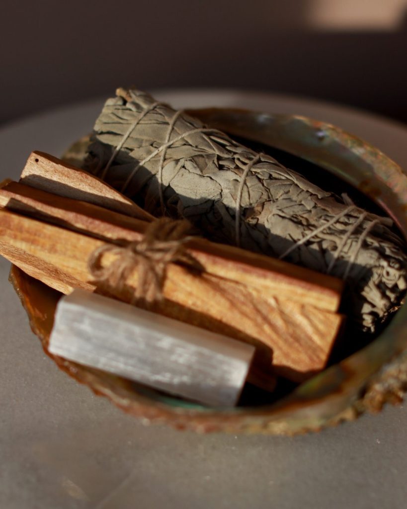 smudge set palo santo white sage