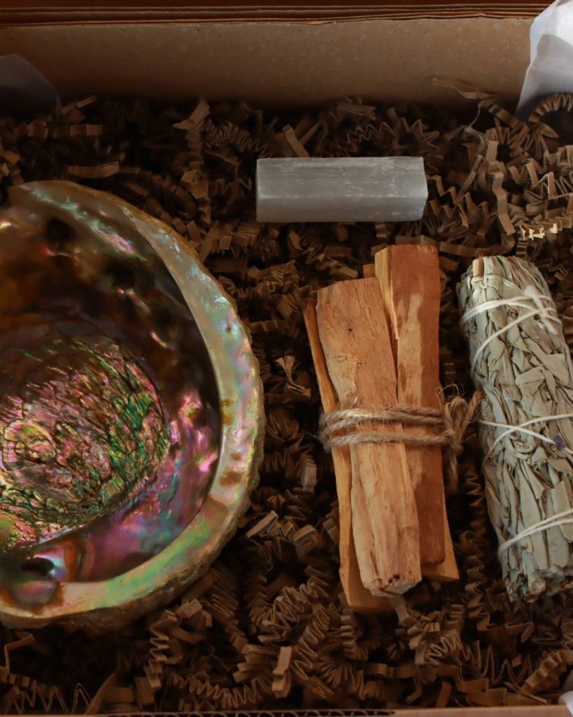 smudge set palo santo white sage