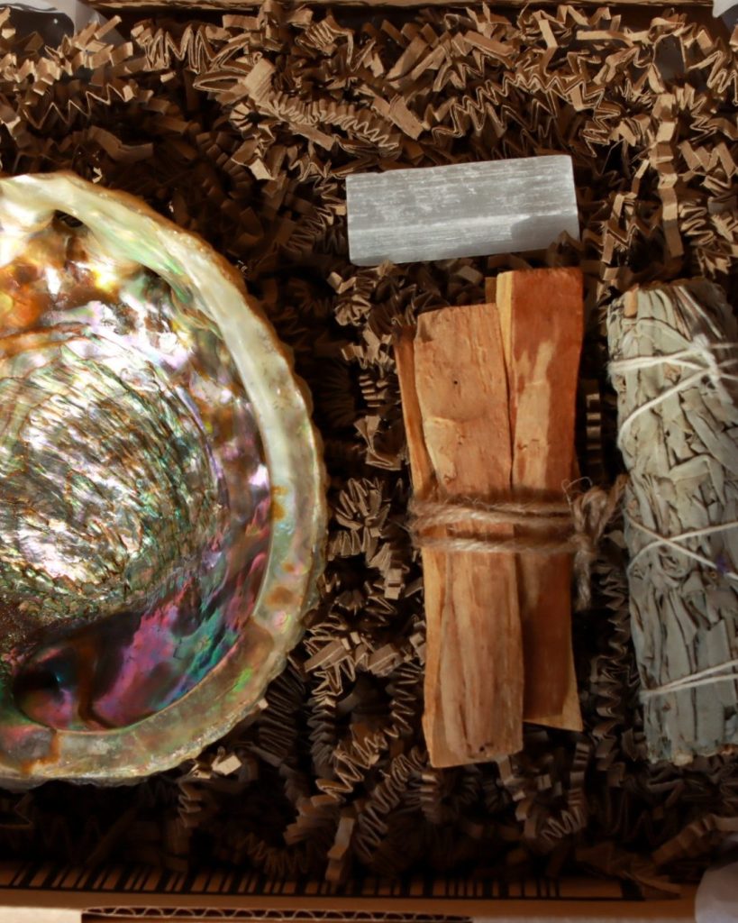 smudge set palo santo white sage