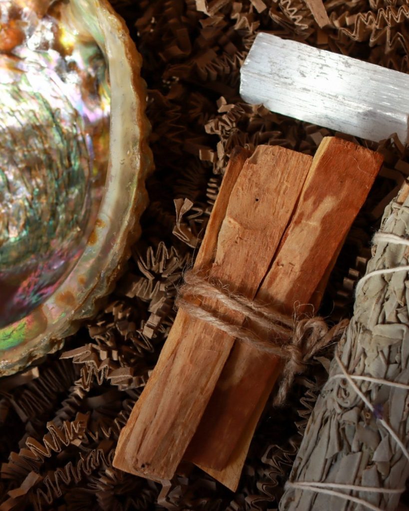 smudge set palo santo white sage
