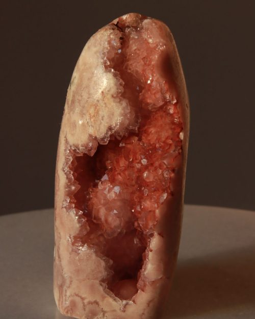 roze amethist geode