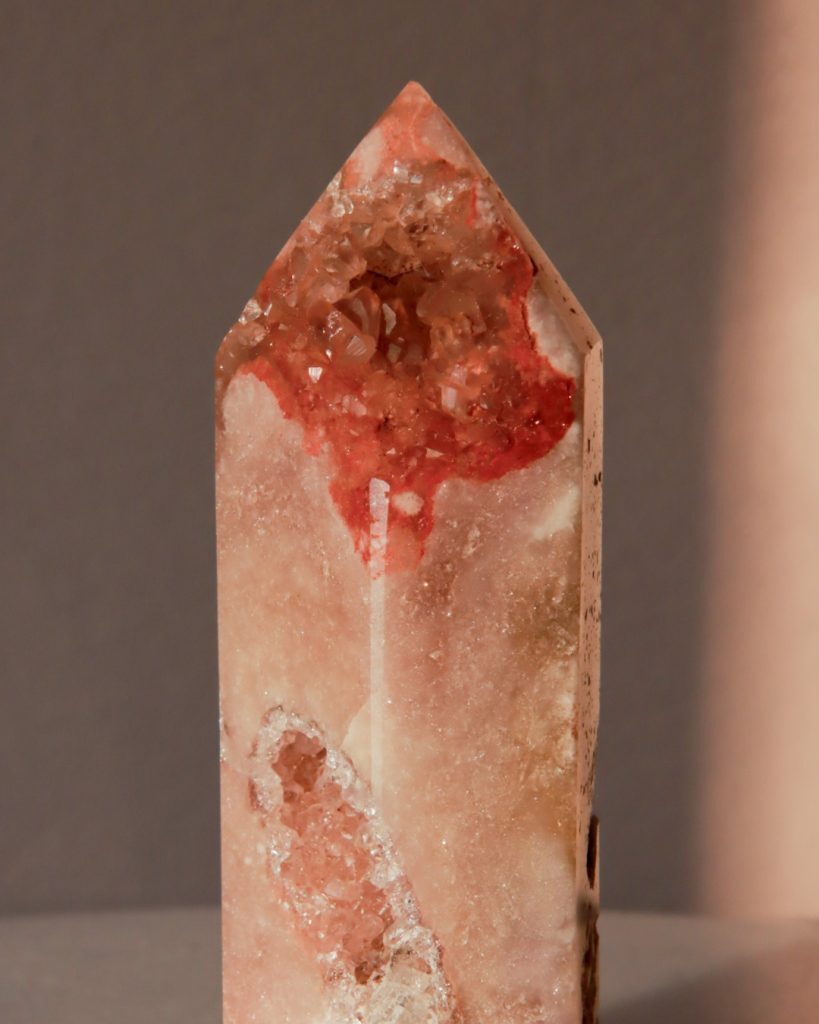 roze amethist toren edelsteen