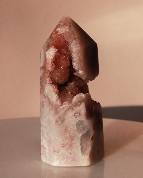 roze amethist toren edelsteen