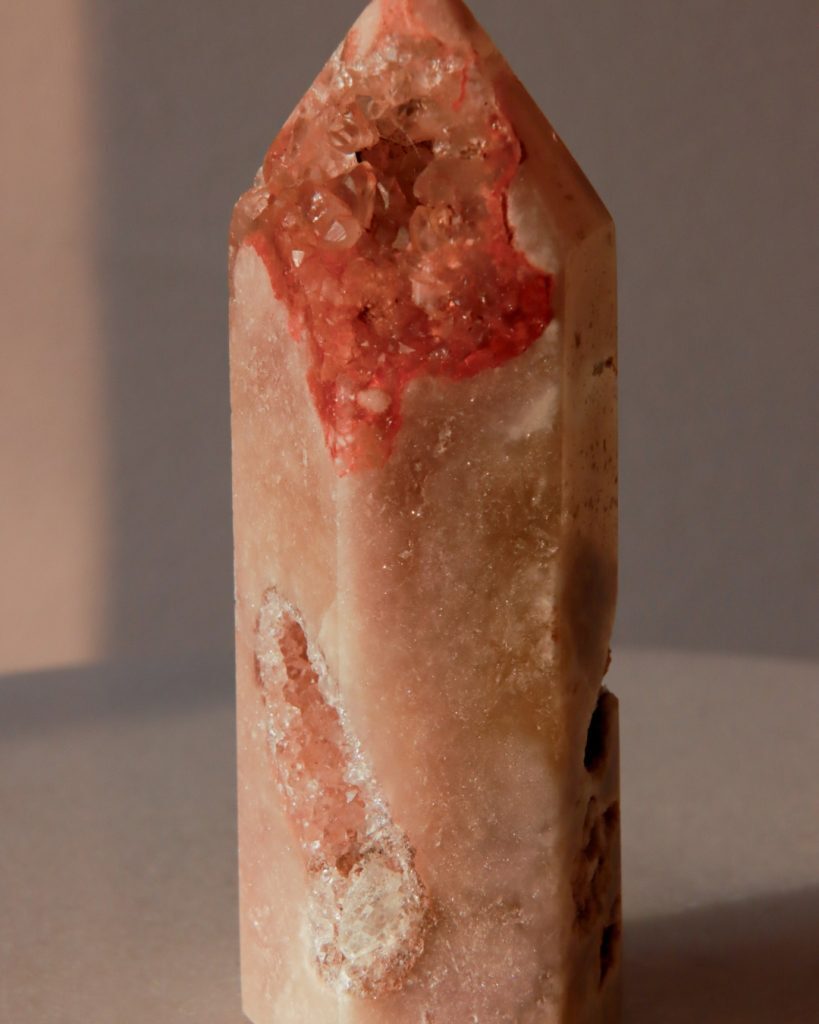 roze amethist toren edelsteen