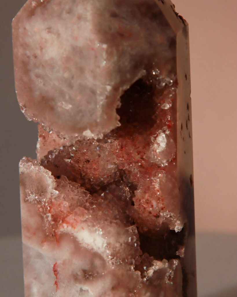 roze amethist toren edelsteen