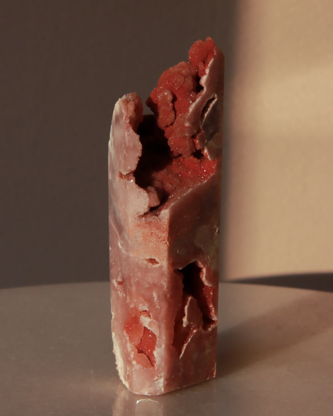 pink amethyst tower