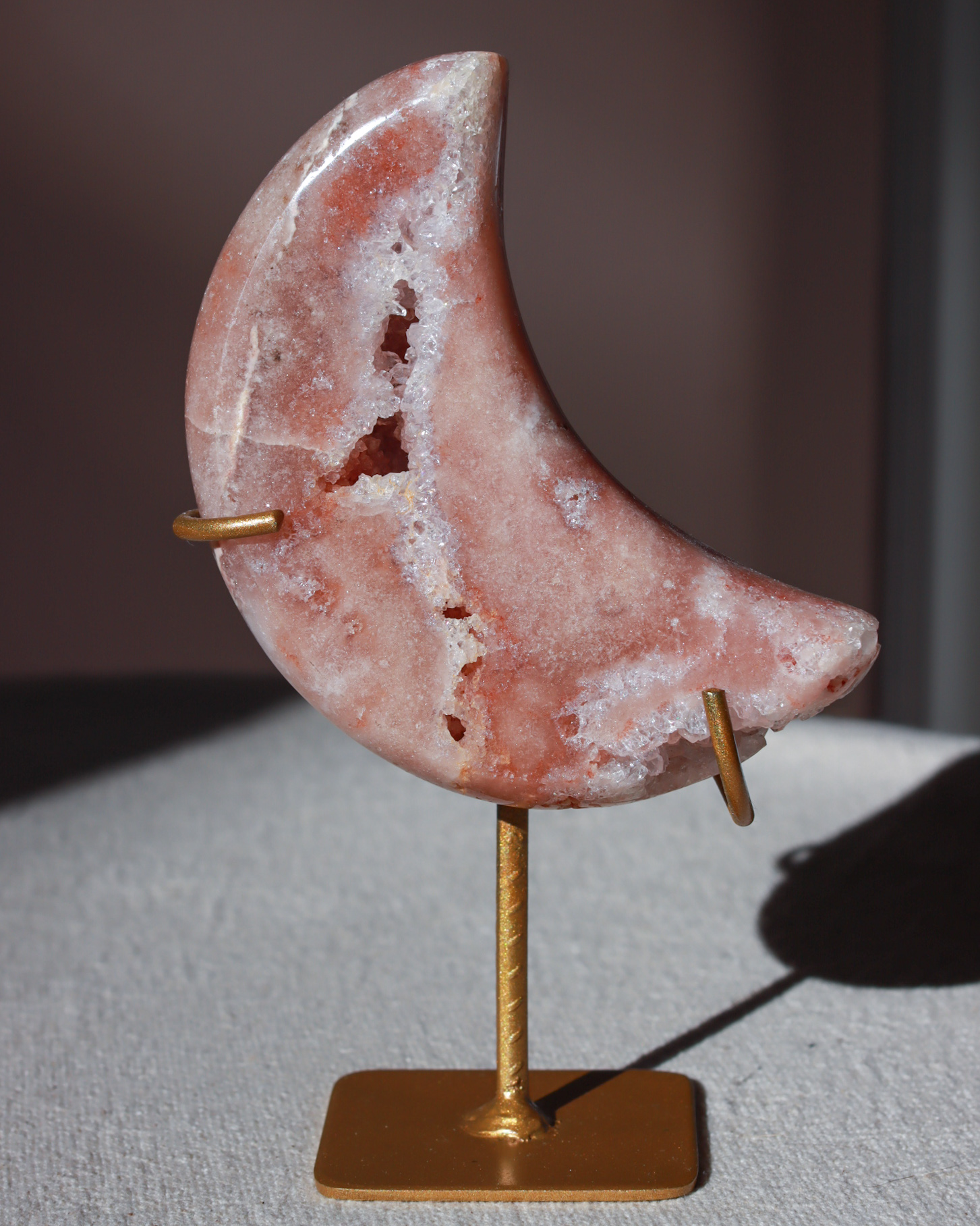 roze amethist maan
