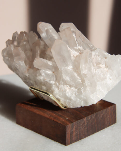 roze bergkristal cluster