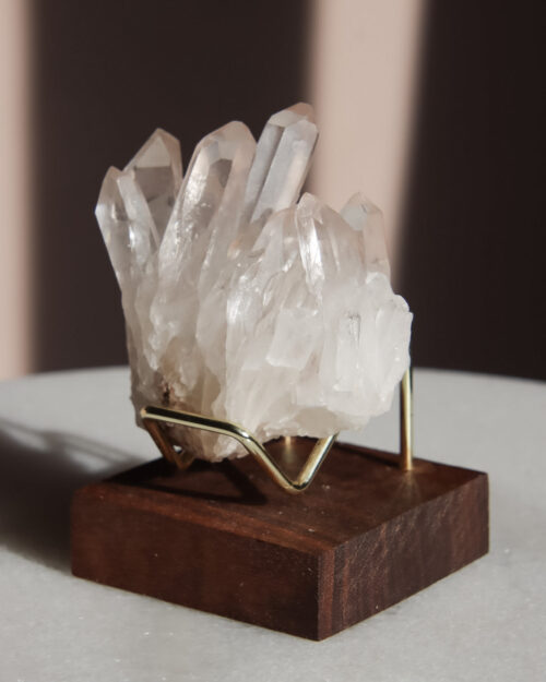 roze bergkristal cluster